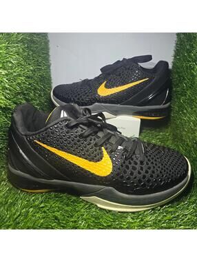 Nike Zoom Kobe 6 VI Black Del Sol Dark Grey/Sol 429659-002 - Size 7 Mens